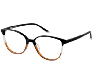 CINQUE Brille 61084 schwarz beige braun transparent verlauf