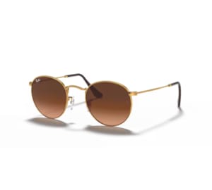 Ray Ban Sonnenbrille Round Metal 0RB3447 9001A5 hellbronze