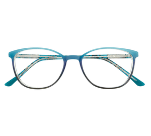 VISTAN Brille 6608-2 türkis blau verlauf auf multicolor