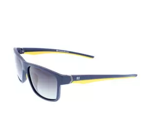 HIS Eyewear Sonnenbrille HPS87103-1 dunkelblau matt gelb